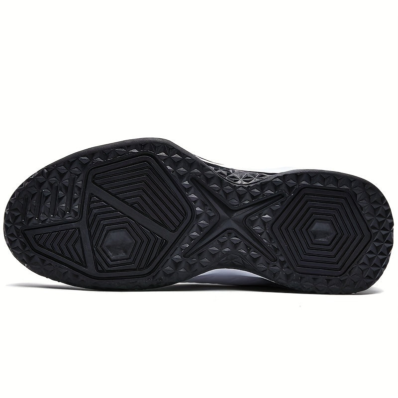 Men's Block High Top Basketball Shoes Wear resistant Non Slip Sneakers