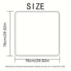 4pcs MIIYOUNG Blanket Square Printed Polyester Fiber Woven Mixed