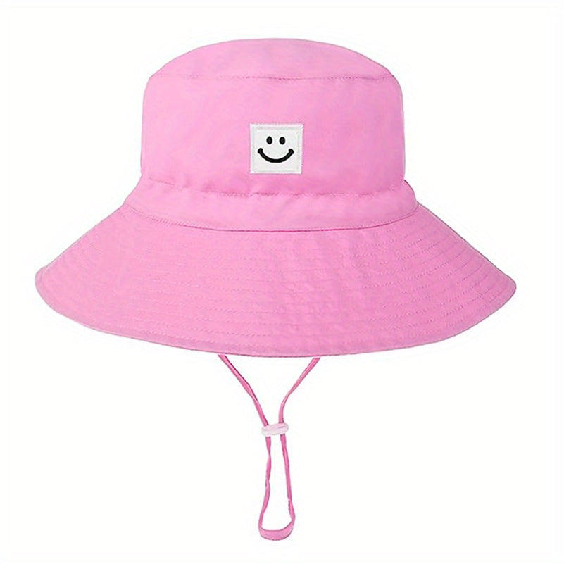 Happy Face Graphic Bucket Hat Breathable Fisherman Hat