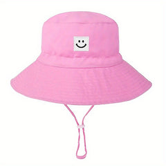 Happy Face Graphic Bucket Hat Breathable Fisherman Hat
