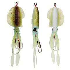 Artificial Bionic Squid Fishing Lure 60g 5.91inch 2.12oz