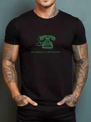 Men's Printed Leisure Sports T shirt for Summer