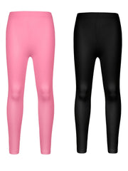 2pcs Girls Compression Leggings Set for Sports Kids