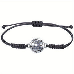 Sports Fan Adjustable Bracelet - Unisex Baseball Football Volleyball