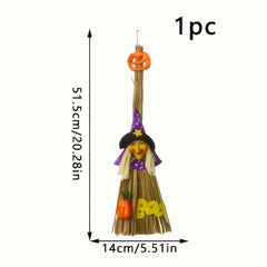 Witch Broom for Kids Halloween Role Play Props