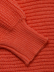 Colorblock Long Sleeve Surplice Neck Sweater