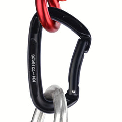 22KN Heavy Duty Strong Locking Clip Buckle D Ring for Camping Hiking