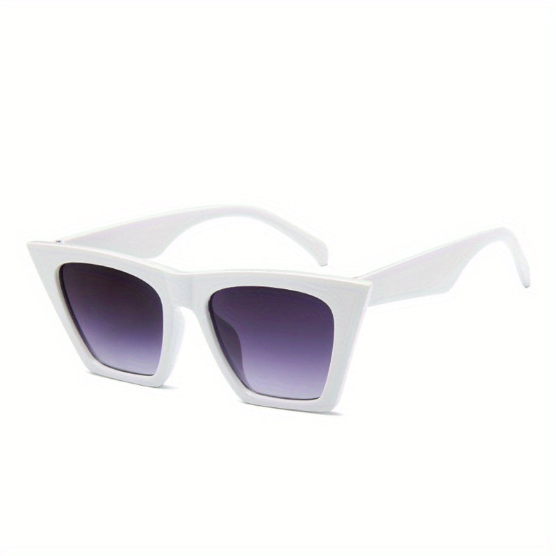Cat Eye Sunglasses Gradient Lens Square Frame UV400