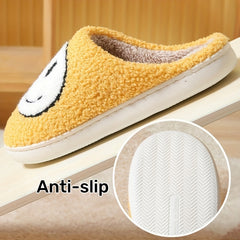 Men's Warm House Shoes Comfy Non Slip Home Shoes Winter