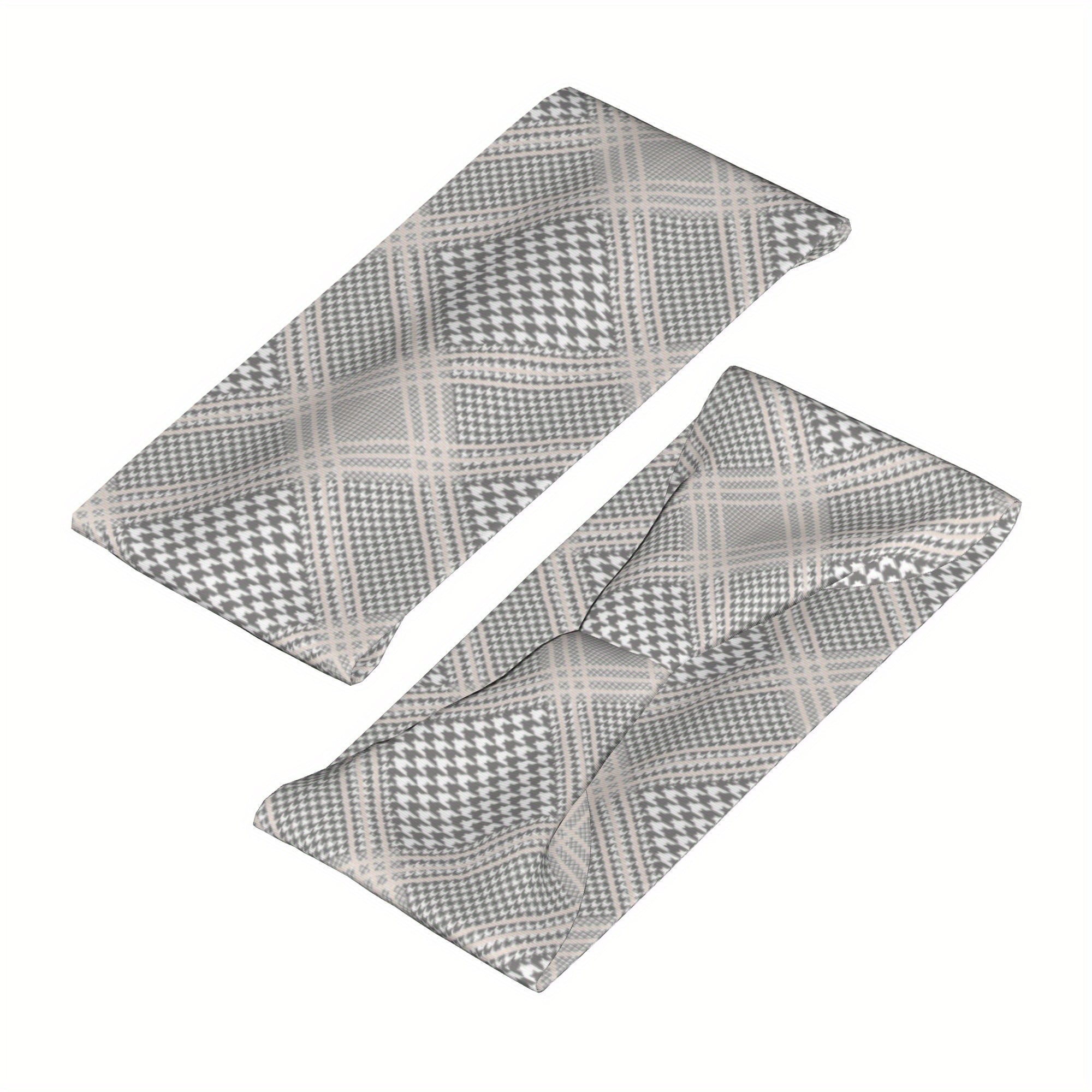 Signature Check Plaid Headband, Breathable & Comfy Fit for Sport & Casual Wear