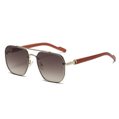 Wood Grain Travel Sunglasses