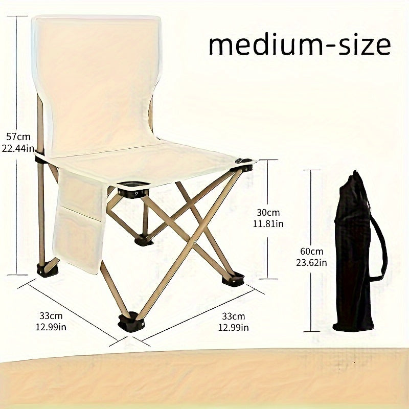 Portable Camping Folding Chair for Beach and Fishing