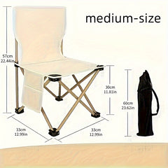 Portable Camping Folding Chair for Beach and Fishing
