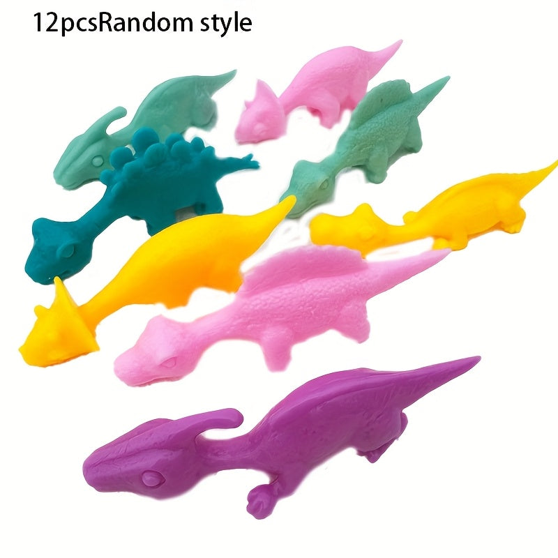 Fun Finger Launchers Toy Dinosaur Chicken Combo Party Sticky Rubber Toys