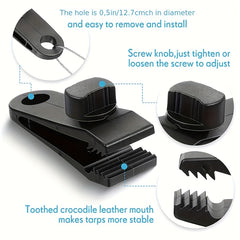 Set of 12 Tent Awning Clamp Tarpaulin Canopy Clips