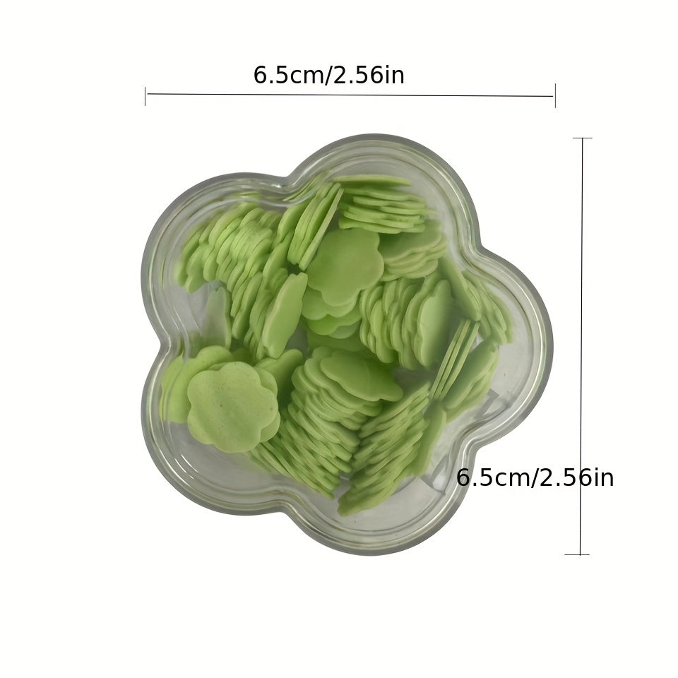 120pcs Mini Petal Bath Soap Flakes Boxed Soap Paper