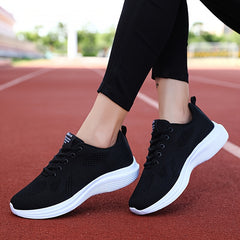 Women's Breathable Sporty Running Shoes Lace up Casual Sneakers