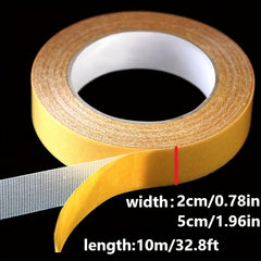 Double Sided Tape Heavy Duty 10m Waterproof Adhesive High Viscosity No Residue