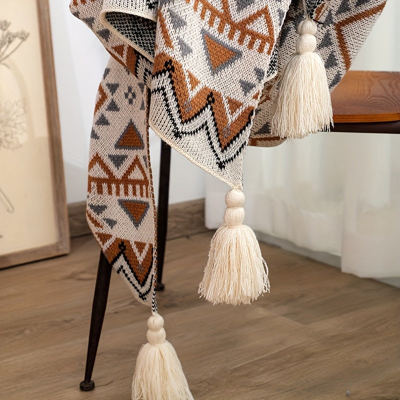 Bohemian Knit Blanket Sofa Cover Air Conditioning Blanket Baby Blanket