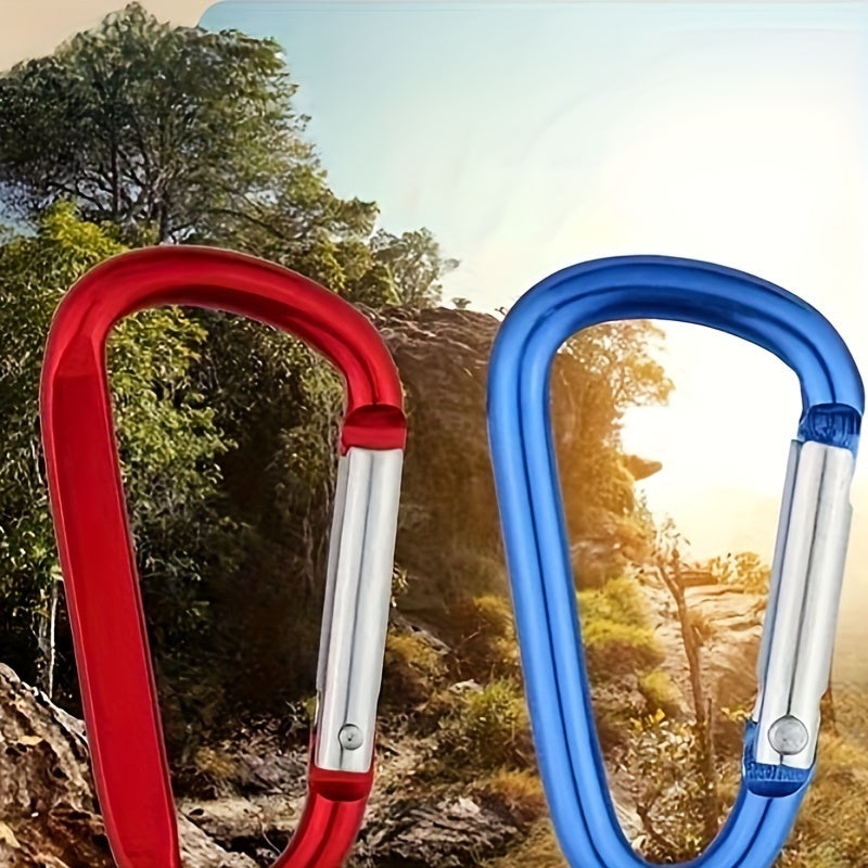 2pcs D Spring Hook Buckle for Camping Hiking