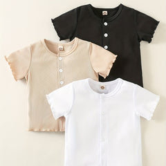 Summer Girl's 3pcs Bottoming T-shirts Set