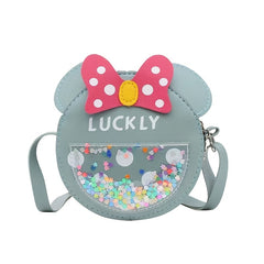 Girls Lucky Crossbody Bag Coin Purse Adjustable Shoulder Strap