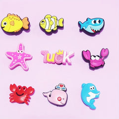 70 Pcs Random PVC Shoe Charms Garden Shoes Wristband Bracelet Docreation