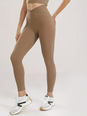 Cross Waist Sports Seamless Tight Pants Yoga Leggings