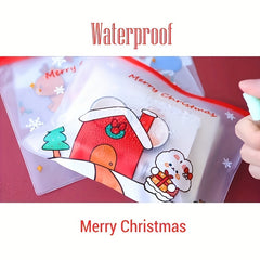 10pcs A5 Christmas File Bag Student Activities & Office Stationery