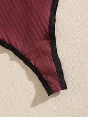 3 Pack Sexy Plus Size Panties Set Seamless Ribbed Knit Briefs