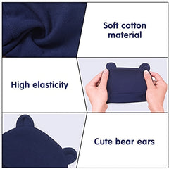 6pcs Newborn Infant Bear Ears Beanie Caps For Toddler Baby Boys And Girls