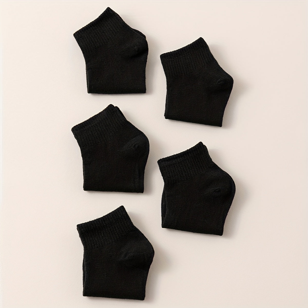 20 Pairs Women's Crew Short Socks Solid Colors Breathable Comfortable Stockings