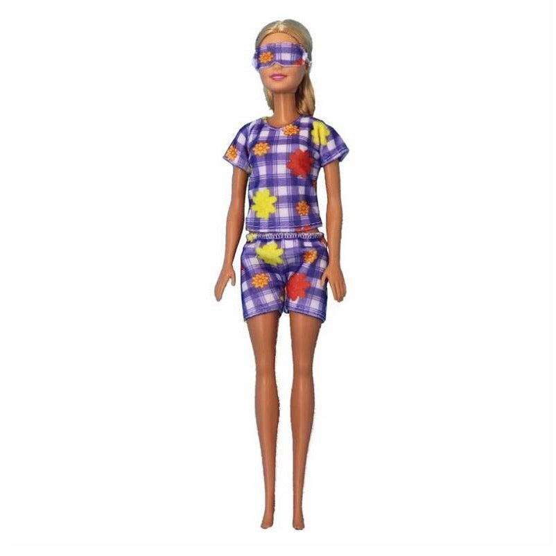 6 Pcs DIY Pajamas for Bdj Dolls, Birthday & Christmas Gift for Girls
