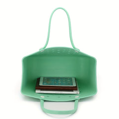 Large Capacity Beach Handbag Rubber Waterproof Storage Bag