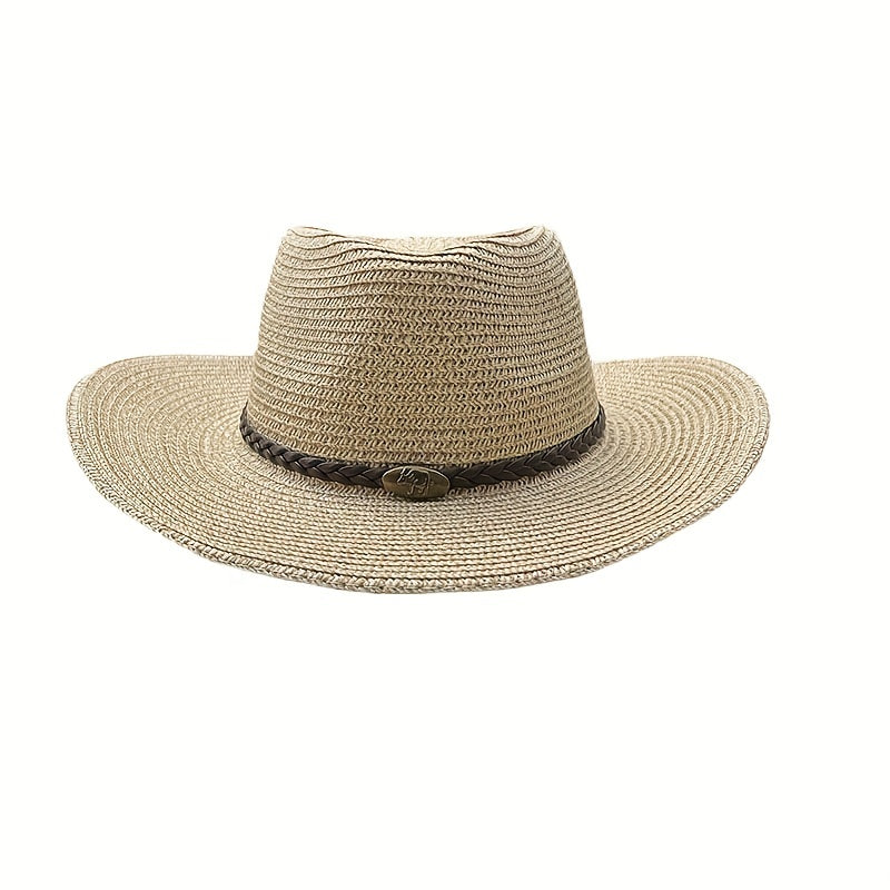 Big Brim Straw Hat Summer Sun Protection Cowboy Hat