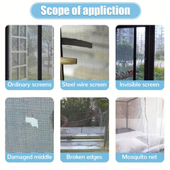 Waterproof Window Screen Repair Patch Tape - Anti Insect Mosquito Mesh Sticker