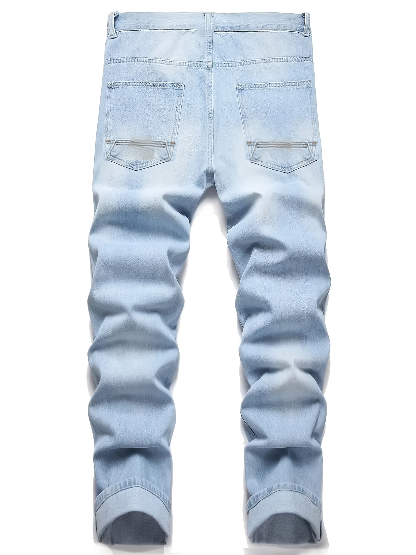 Men's Retro Style Straight Leg Jeans