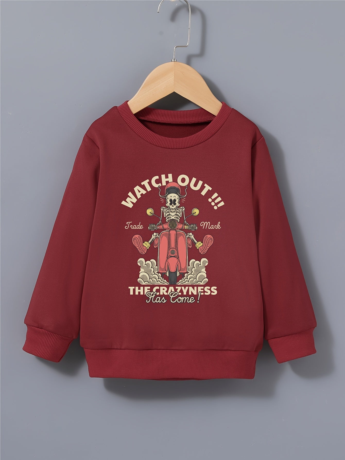Halloween Kid's Sweatshirt Long Sleeve Top Crew Neck Pullover