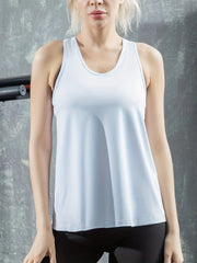 Women's Sleeveless Sports Vest Blouse for Yoga Pilates
