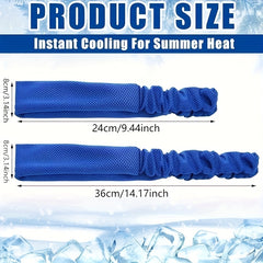 5pcs Men's Summer Cooling Headband Set for Hot Weather Sports