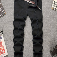Men's Slim Fit Stretch Denim Jeans with Pockets