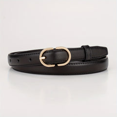 Girls Boys Oval Buckle Belt Fashion Accessory for Jeans Pants