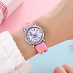 Silicone Kitten Pattern Watch for Girls