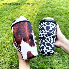 Cow Print 30oz Tumbler Sleeve Neoprene Insulated Cup Holder