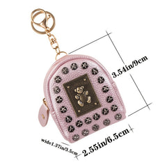 Girls Coin Purse Keychain Mini Key Bag