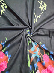 Floral V Neck Dress Short Sleeve for Spring & Summer