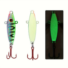 8pcs Winter Ice Fishing Lures Balancer Carp Walleye Perch Various Colors