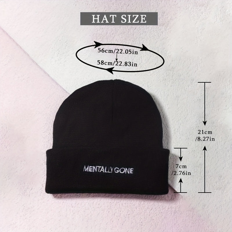 MENTALLY GONE & Beanie For Men Women Unisex Christmas For Her