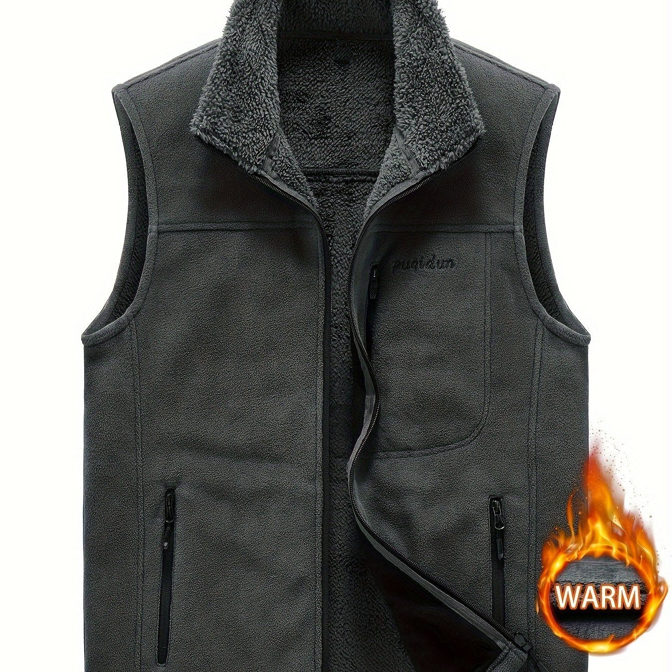 Men's Plush Lined Casual Tops for Winter Activities