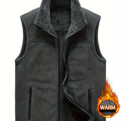 Men's Plush Lined Casual Tops for Winter Activities